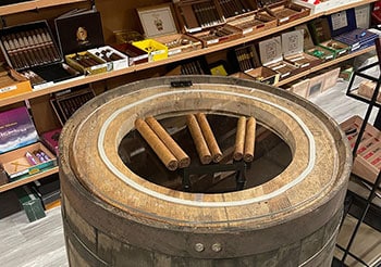 Cigar display at Cigars on 17