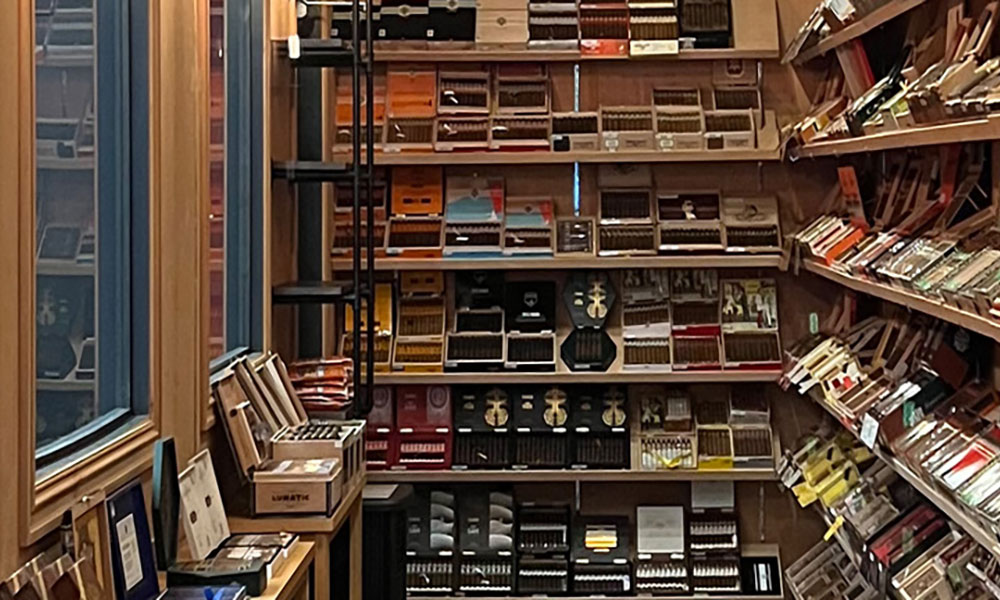 Cigars on 17 humidor