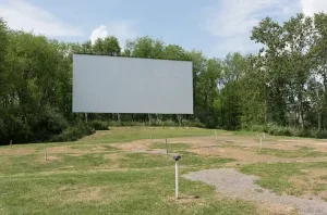 A drive-in movie.