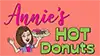 Visit Annie's Hot Donuts today. Logo: Annie's Hot Donuts